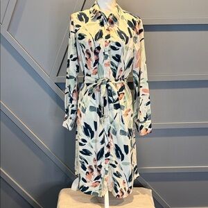 a new day Long Sleeve Patterned Dress